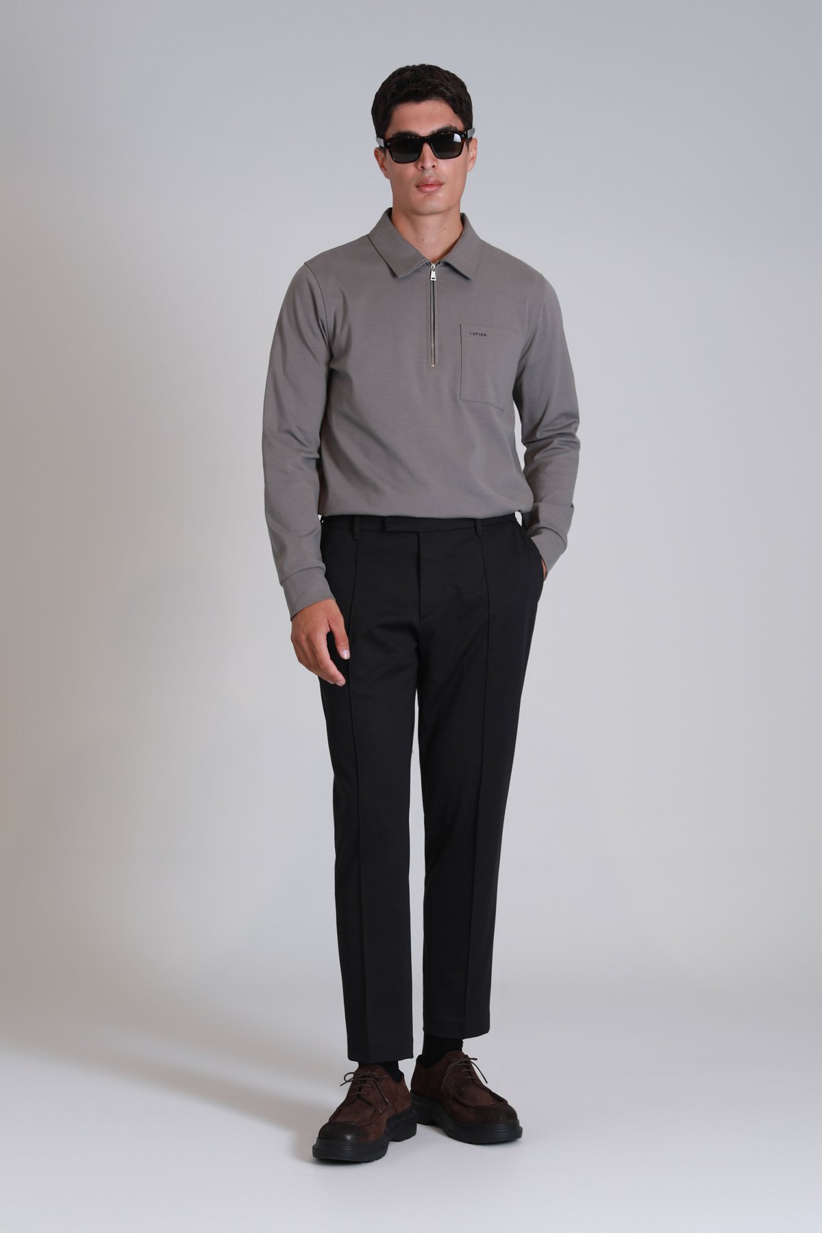 Tardu Erkek Sweatshirt Kum - Lufian (1)