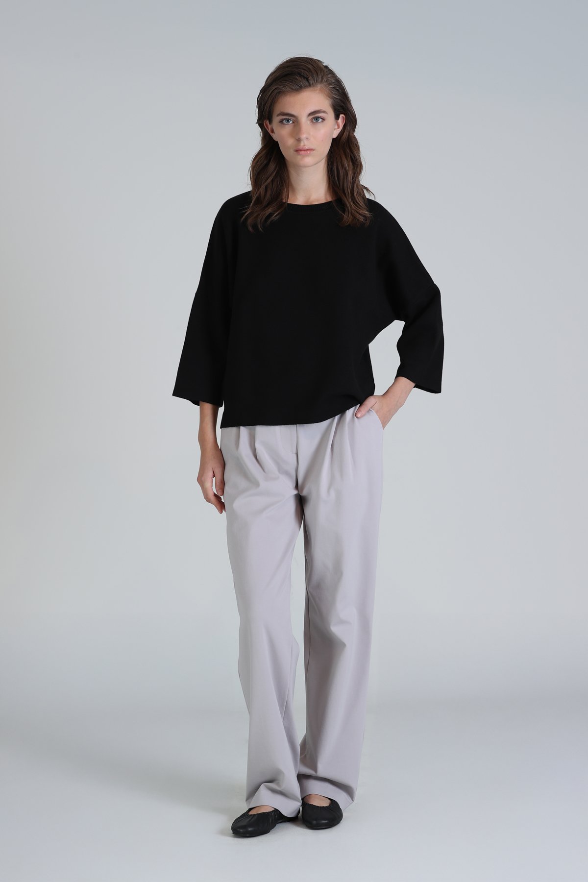 Tasha Kadın Pantolon Taş - Lufian (1)