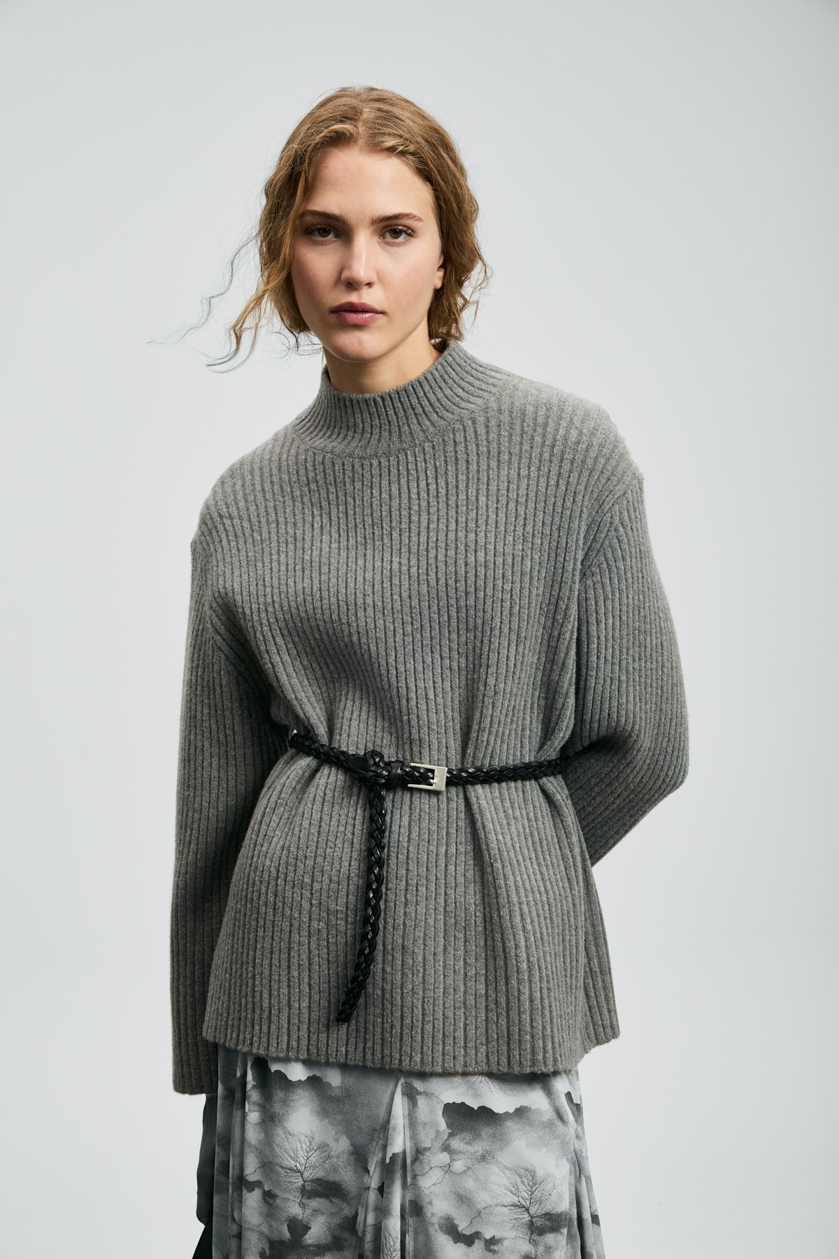 Tatum Women's Sweater Mink - LUFIAN
