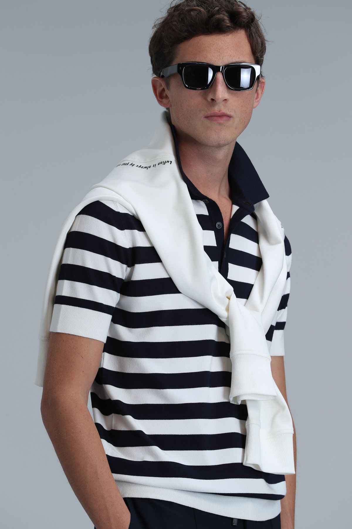 Terra Erkek Kazak Lacivert - Lufian