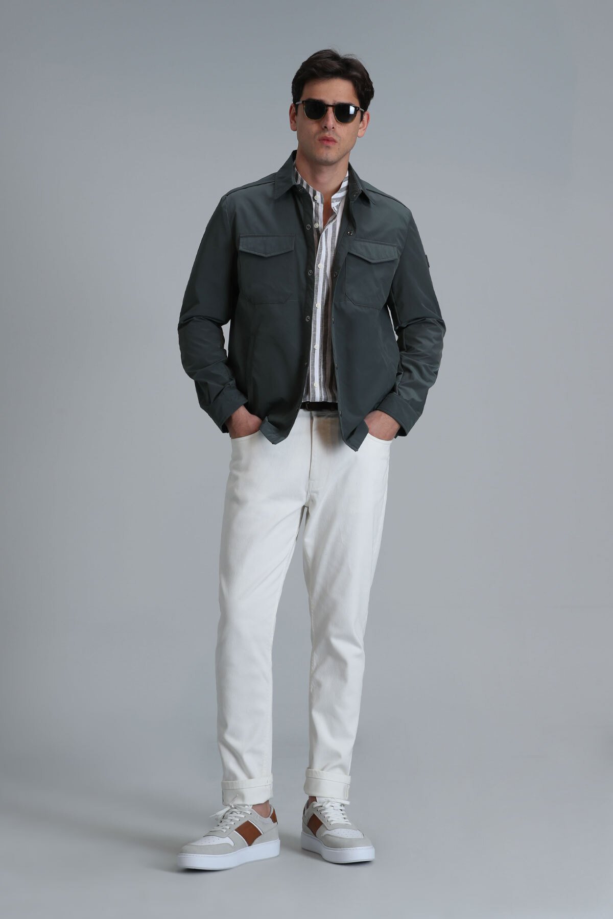 Terry Erkek Mont Yeşil - Lufian (1)