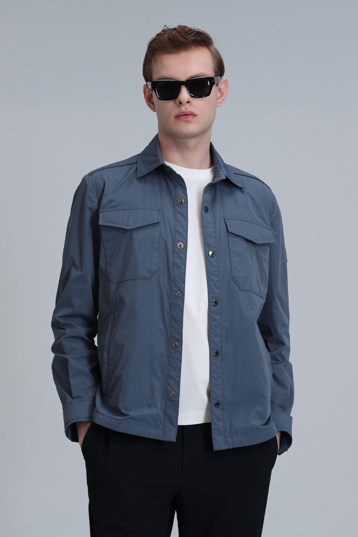 Terry Male Coat Anthracıte - Lufian
