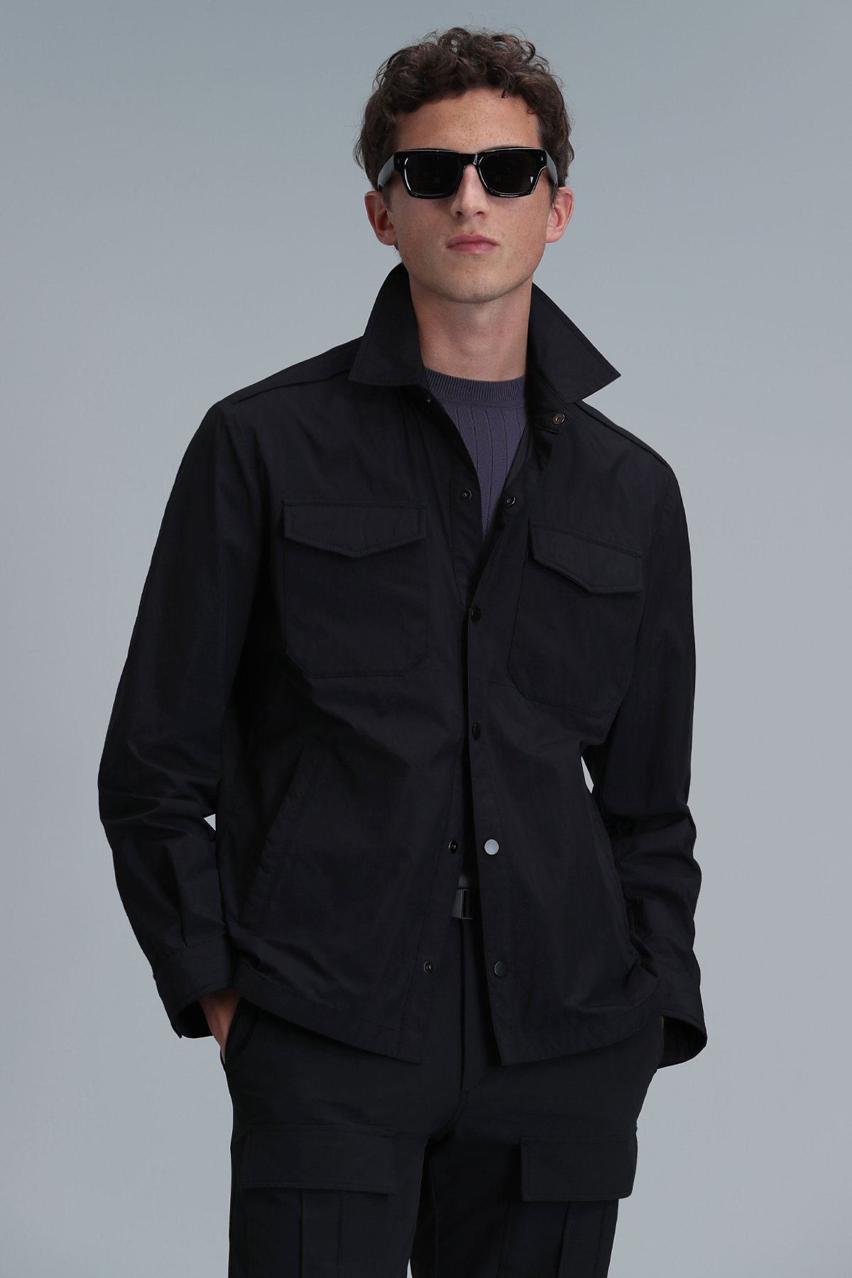 Terry Male Coat Black - Lufian