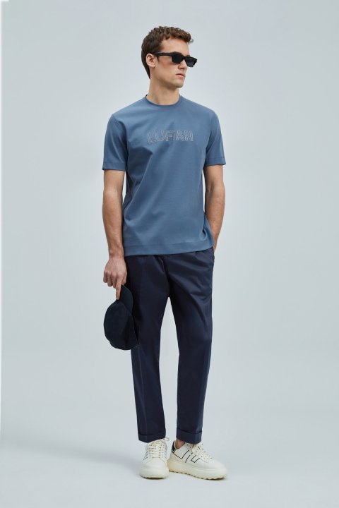 Thınk Modern Grafik T- Shirt Koyu Mavi - Lufian (1)