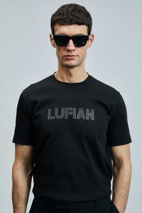 Thınk Modern Graphic T-Shirt Black - LUFIAN