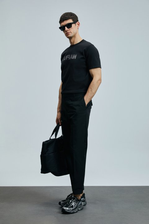 Thınk Modern Graphic T-Shirt Black - LUFIAN