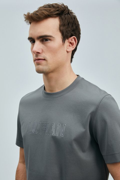Thınk Modern Graphic T-Shirt Dark Green - LUFIAN