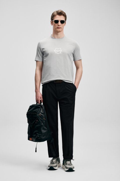 Thınk Modern Graphic T-Shirt Grey - Lufian (1)