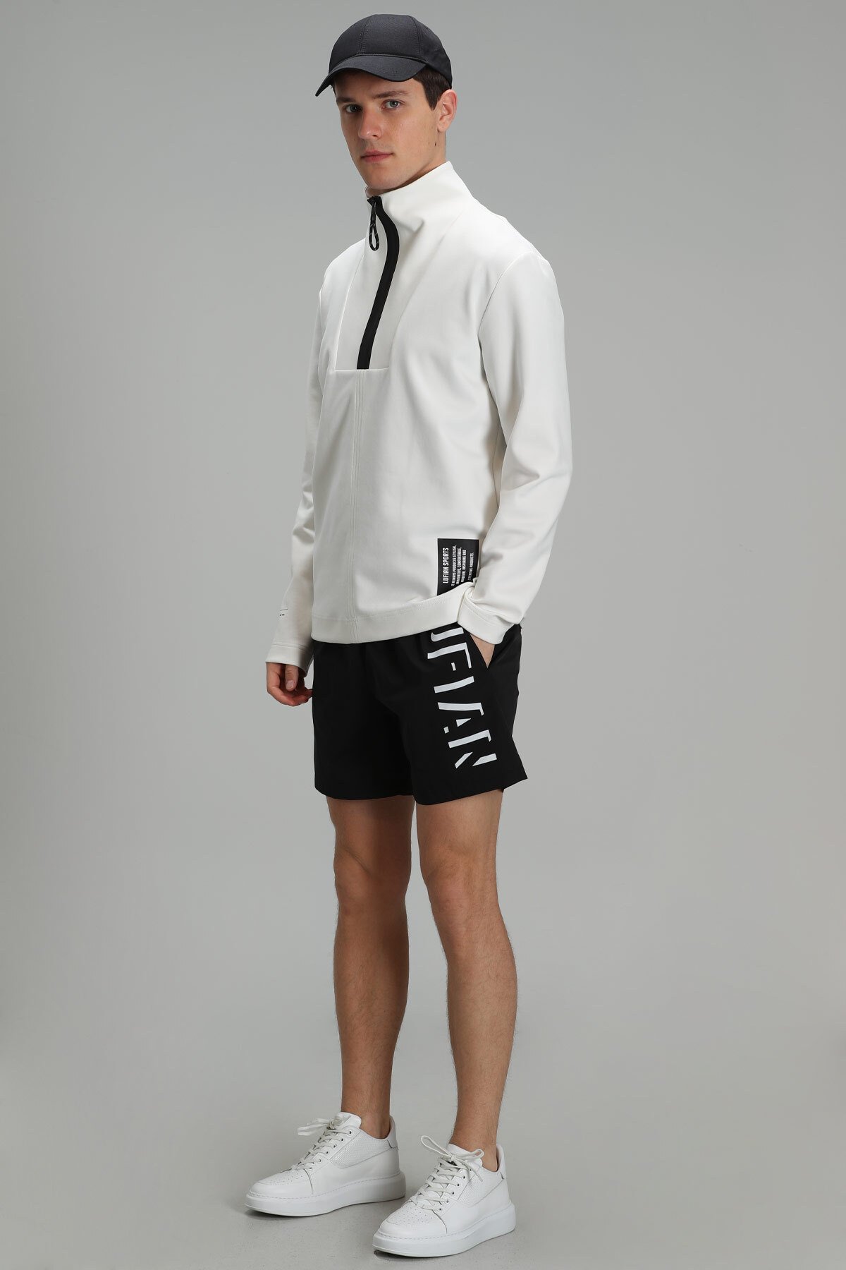 Thor Erkek Deniz Şortu Siyah - Lufian