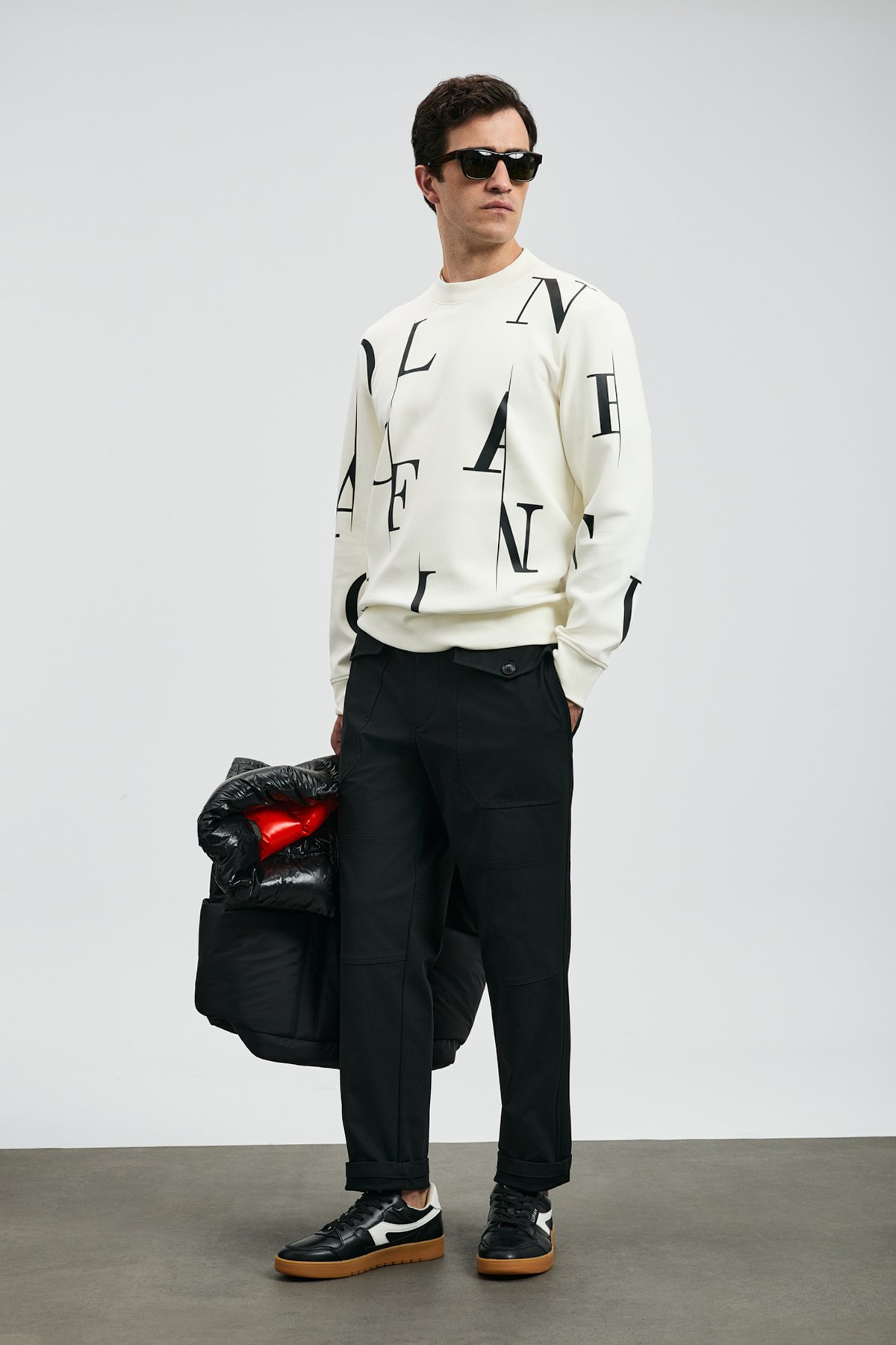 Tıffany Erkek Sweatshirt Kırık Beyaz - Lufian