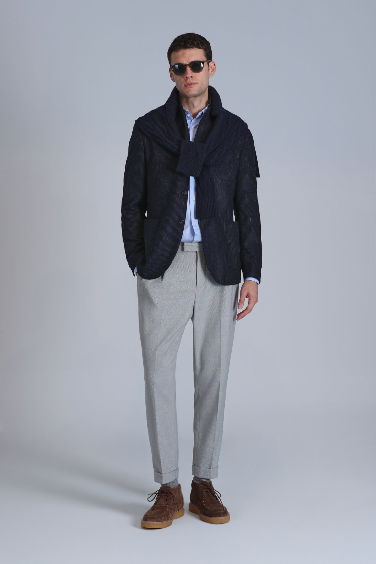 Timba Spor Erkek Blazer Ceket Slim Fit Lacivert - Lufian (1)