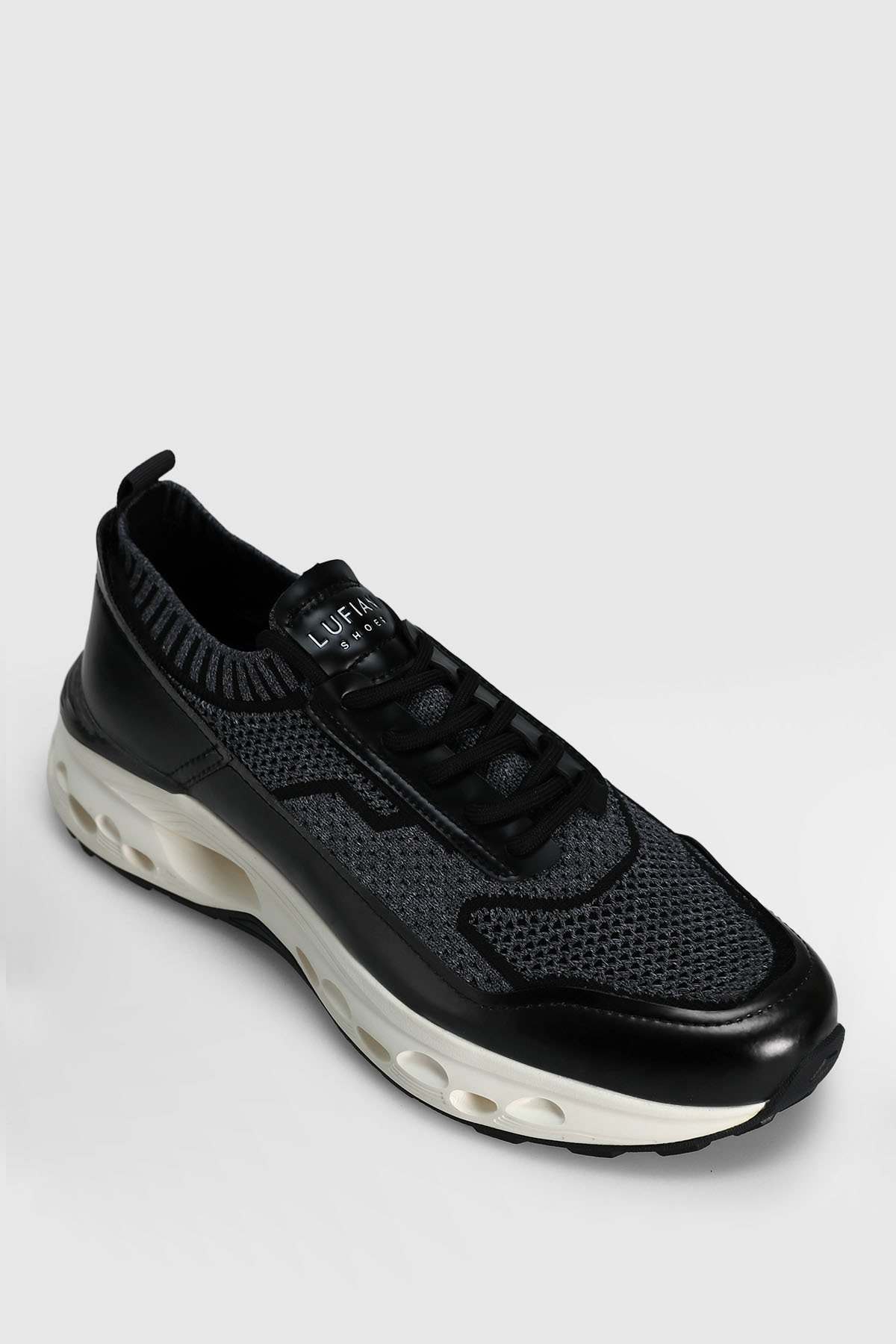 Tımothı Erkek Deri Sneaker Ayakkabı Gri - Lufian (1)