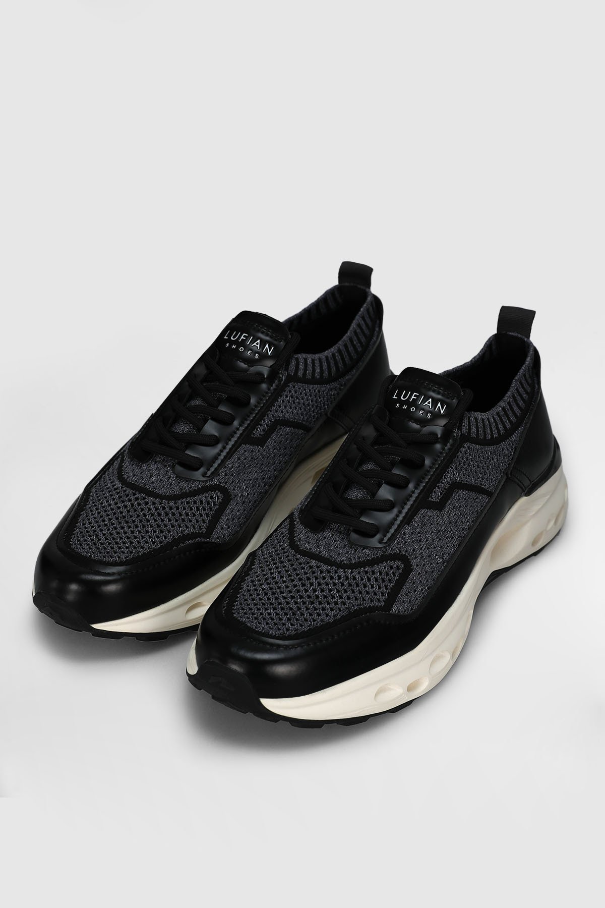 Tımothı Erkek Deri Sneaker Ayakkabı Gri - Lufian