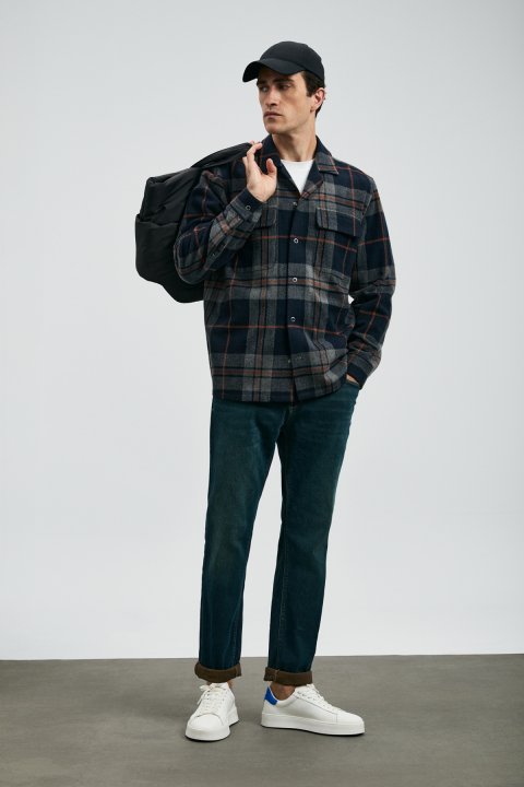 Tımothı Spor Jean Erkek Pantolon Slim Fit Mavi - Lufian