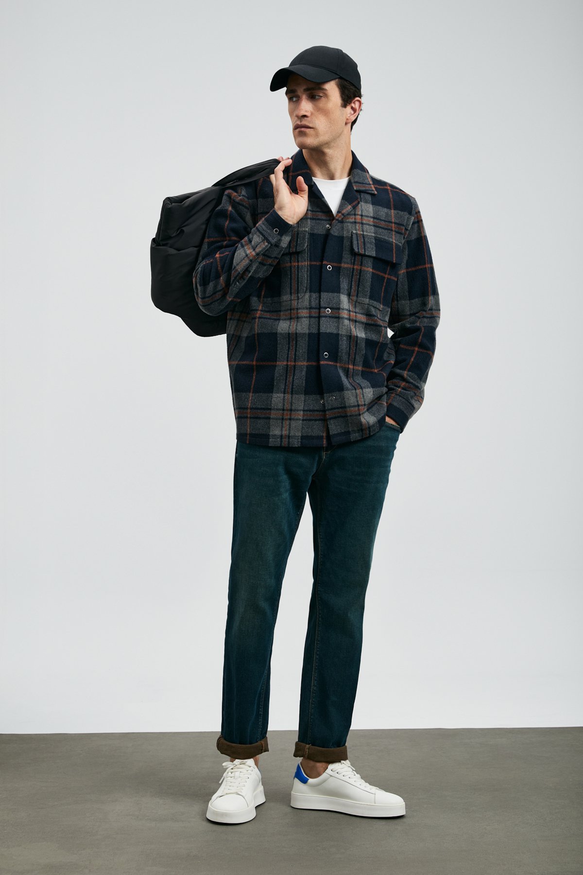 Tımothı Spor Jean Erkek Pantolon Slim Fit Mavi - Lufian