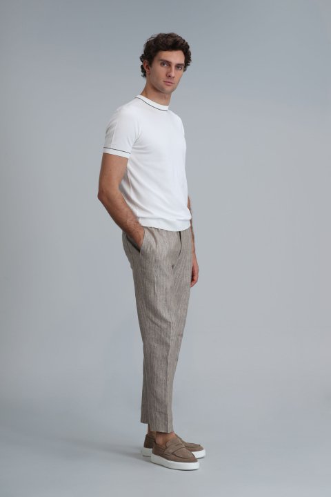 Tıno Erkek Kazak Ekru - Lufian (1)