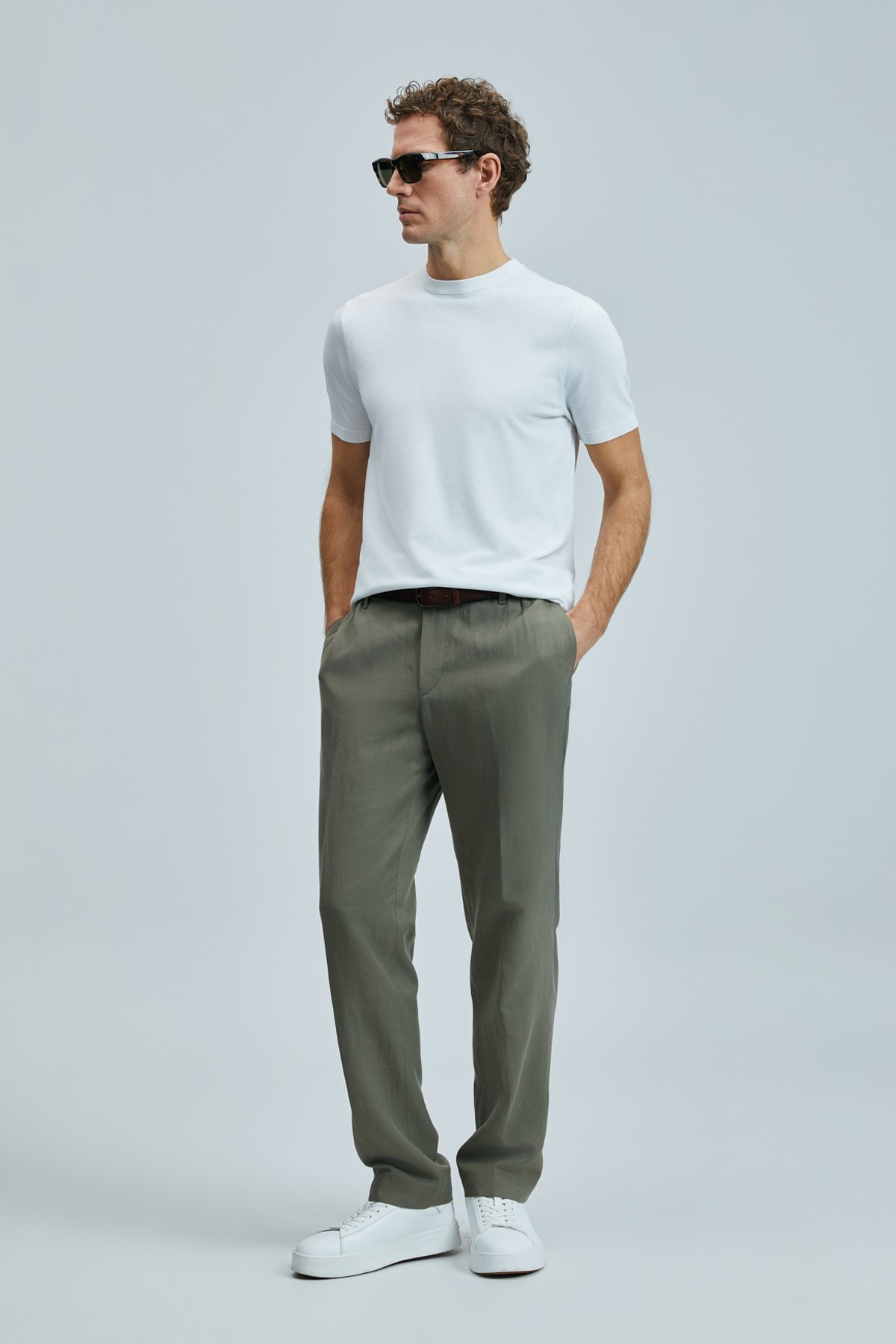 Tıno Erkek Modal Karışımlı Kazak Kırık Beyaz - Lufian (1)