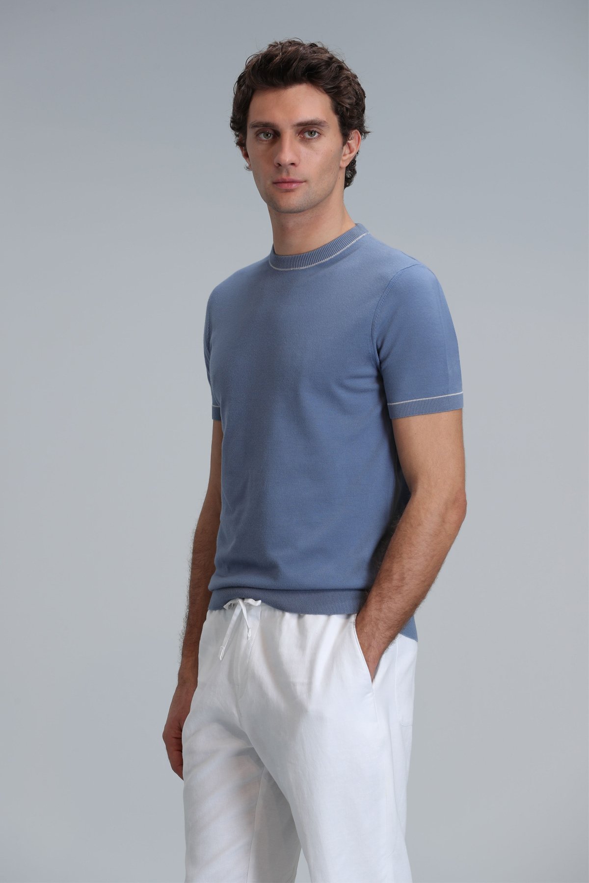 Tıno Erkek Kazak Koyu Mavi - Lufian