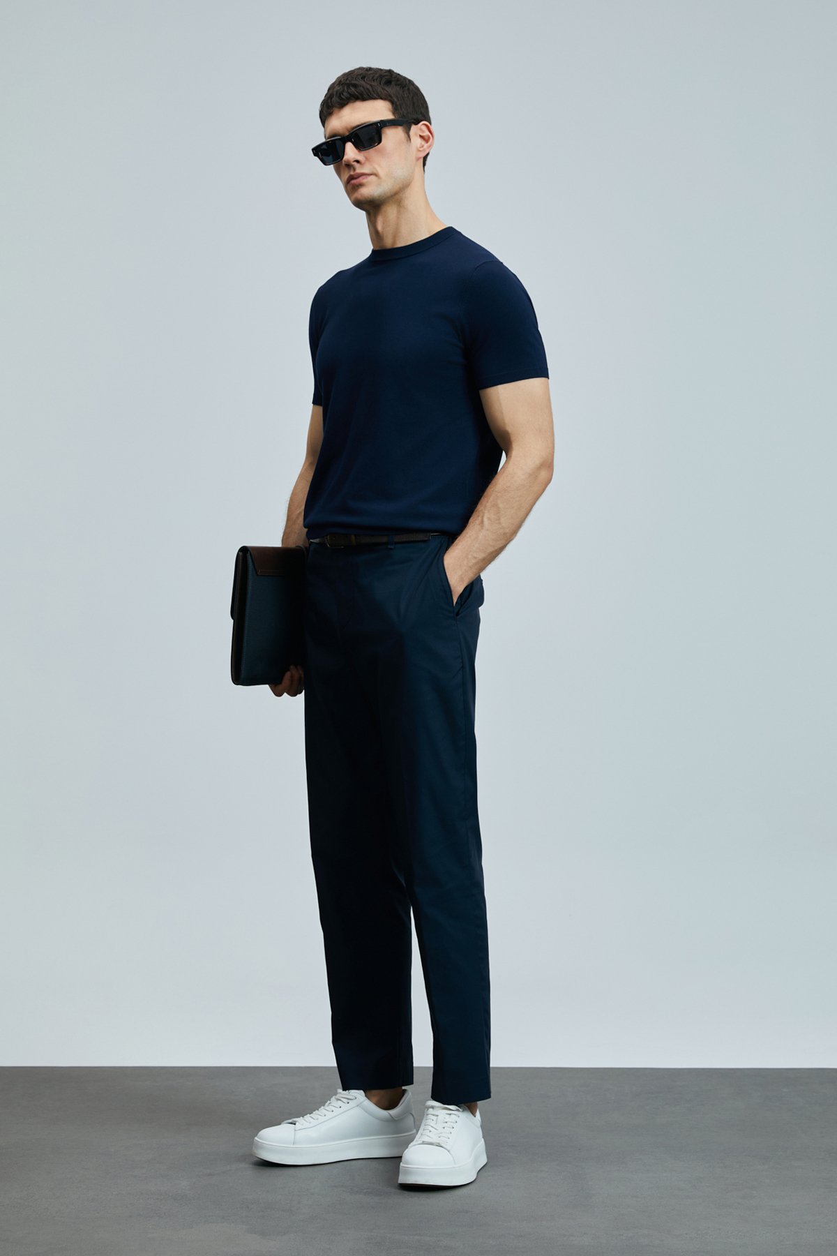 Tıno Erkek Modal Karışımlı Kazak Lacivert - Lufian (1)