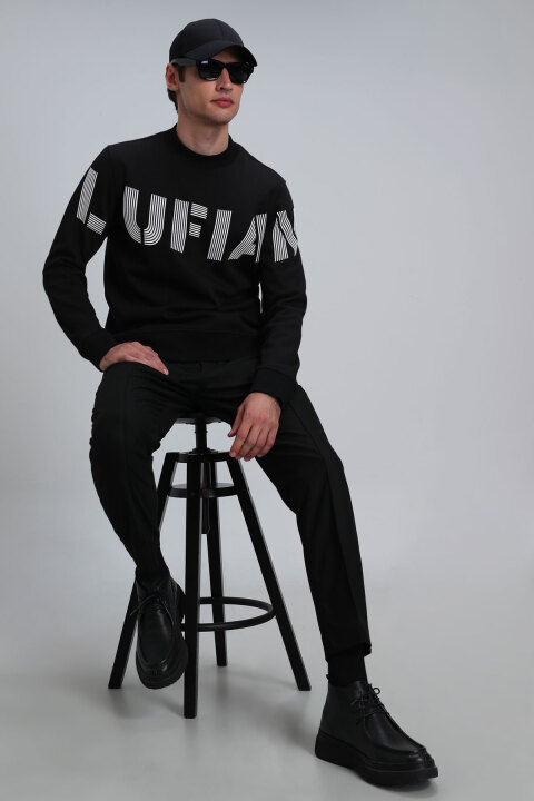 Todillo Erkek Sweatshirt Siyah - Lufian