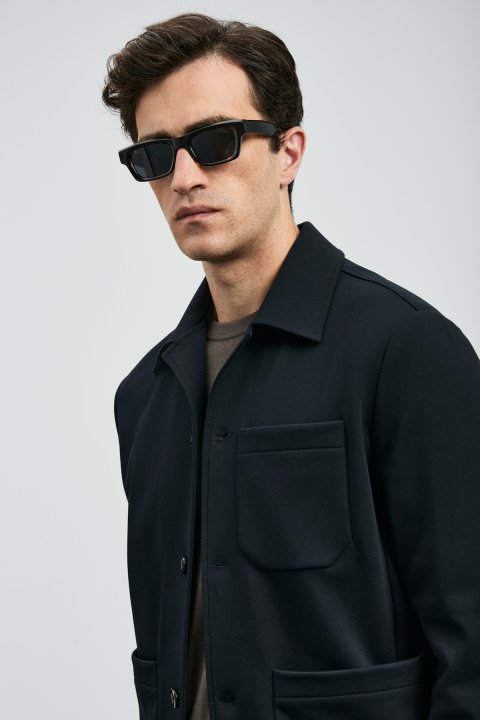 Tomas Erkek Örme Ceket Siyah - Lufian (1)