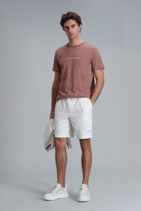 Tony Modern Grafik T- Shirt Tarçın - Lufian (1)