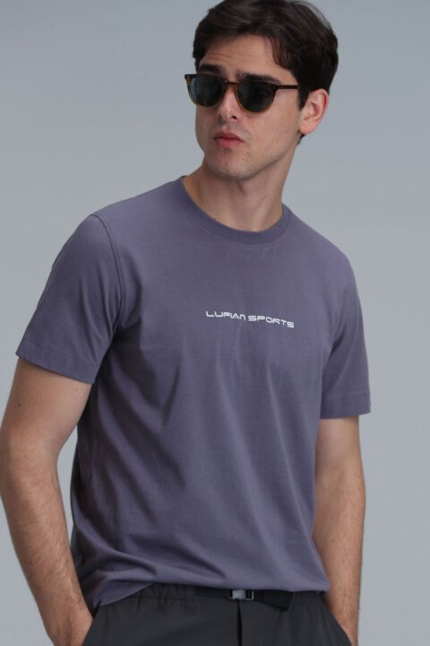 Tony Modern Graphic T- Shirt Mınk - Lufian