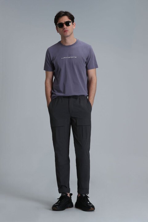 Tony Modern Graphic T- Shirt Mınk - Lufian (1)