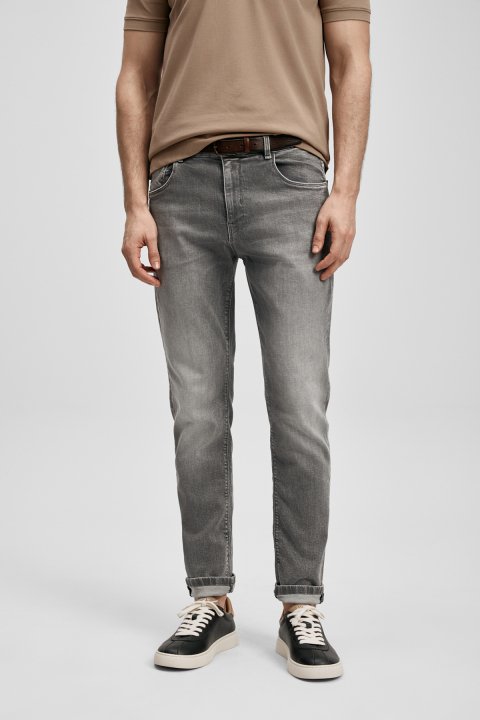 Tony Smart Jean Erkek Pantolon Slim Fit Açık Gri - Lufian (1)