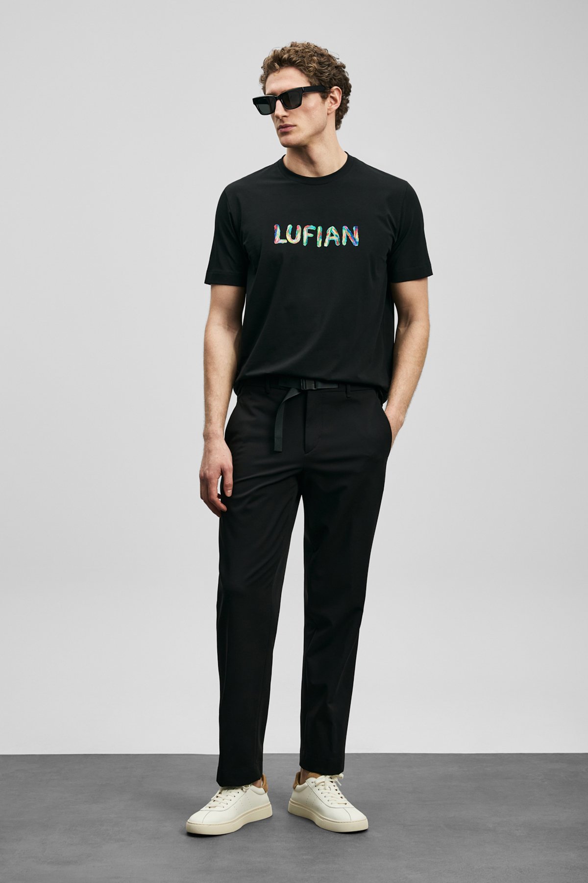 Torın Smart Erkek Chino Pantolon Slim Fit Siyah - Lufian