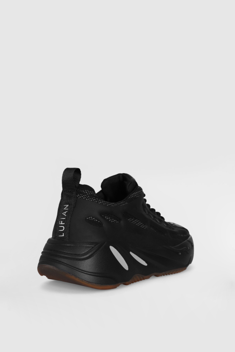 Travıs Mens Sneaker Shoes Black - Lufian (1)