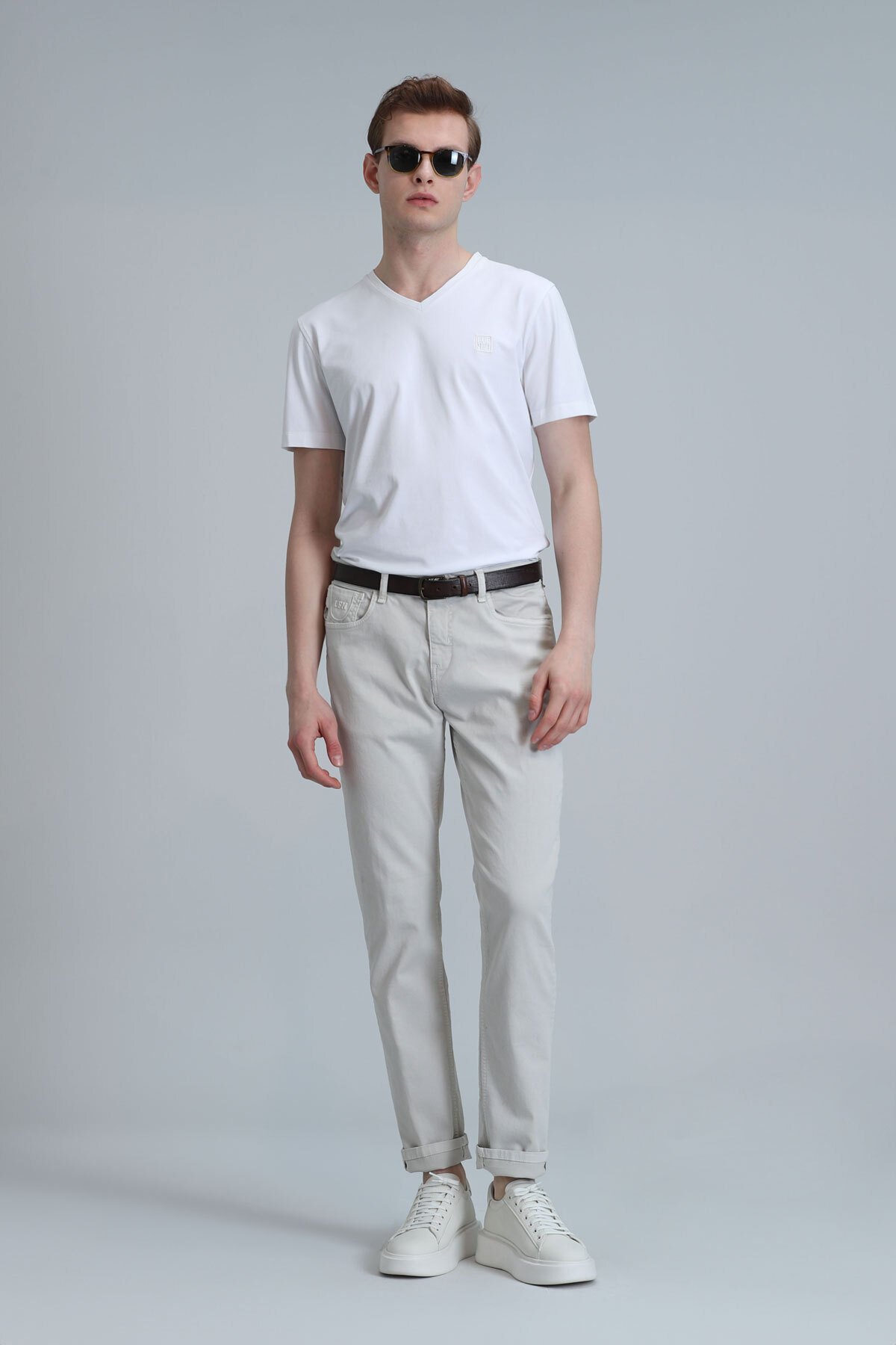 Tuna Modern Grafik T- Shirt Beyaz - Lufian (1)