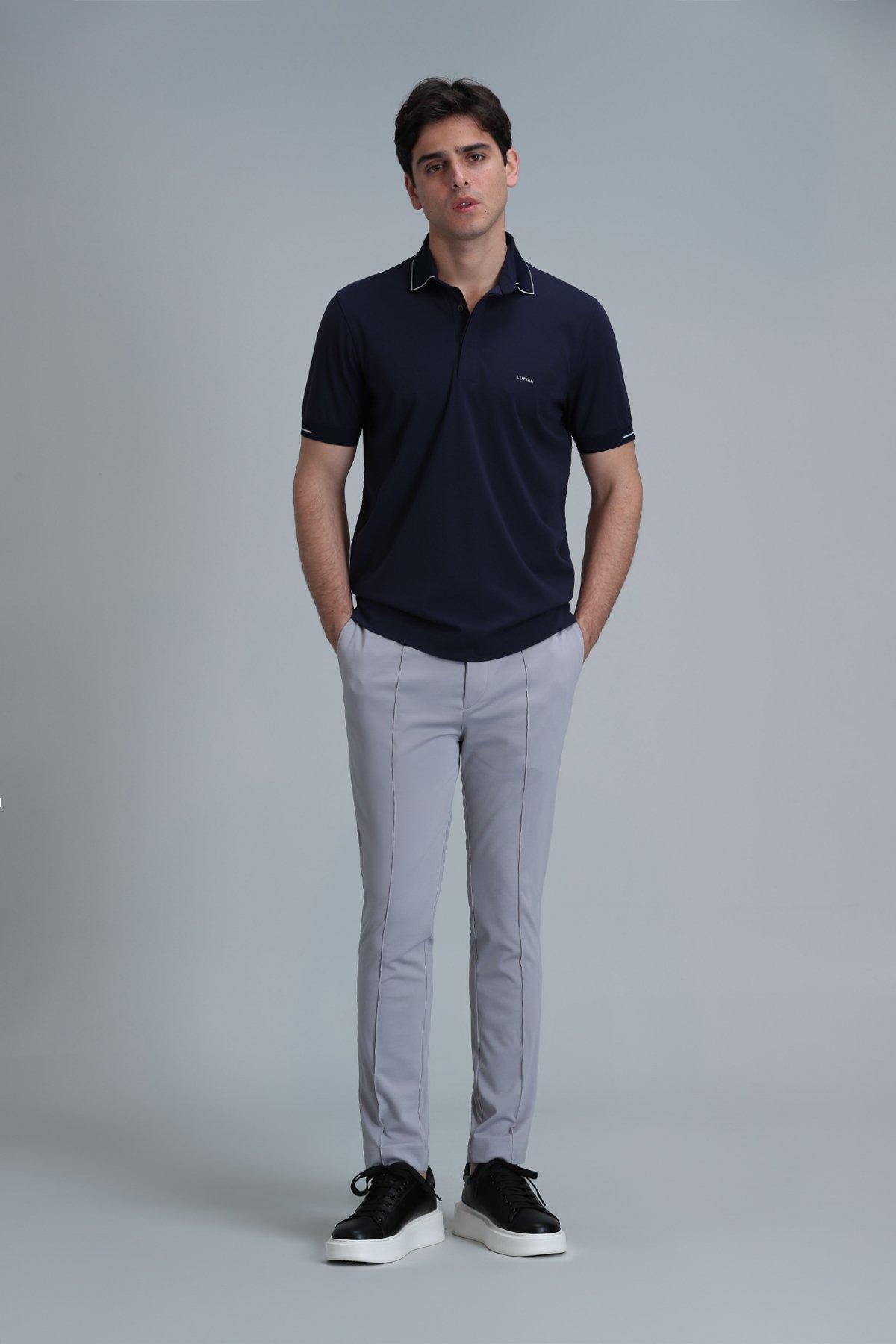 Tylor Smart Erkek Polo Tişört Lacivert - Lufian (1)