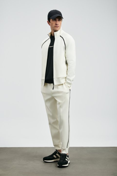 Male Tracksuit Six Off Whıte - Lufian