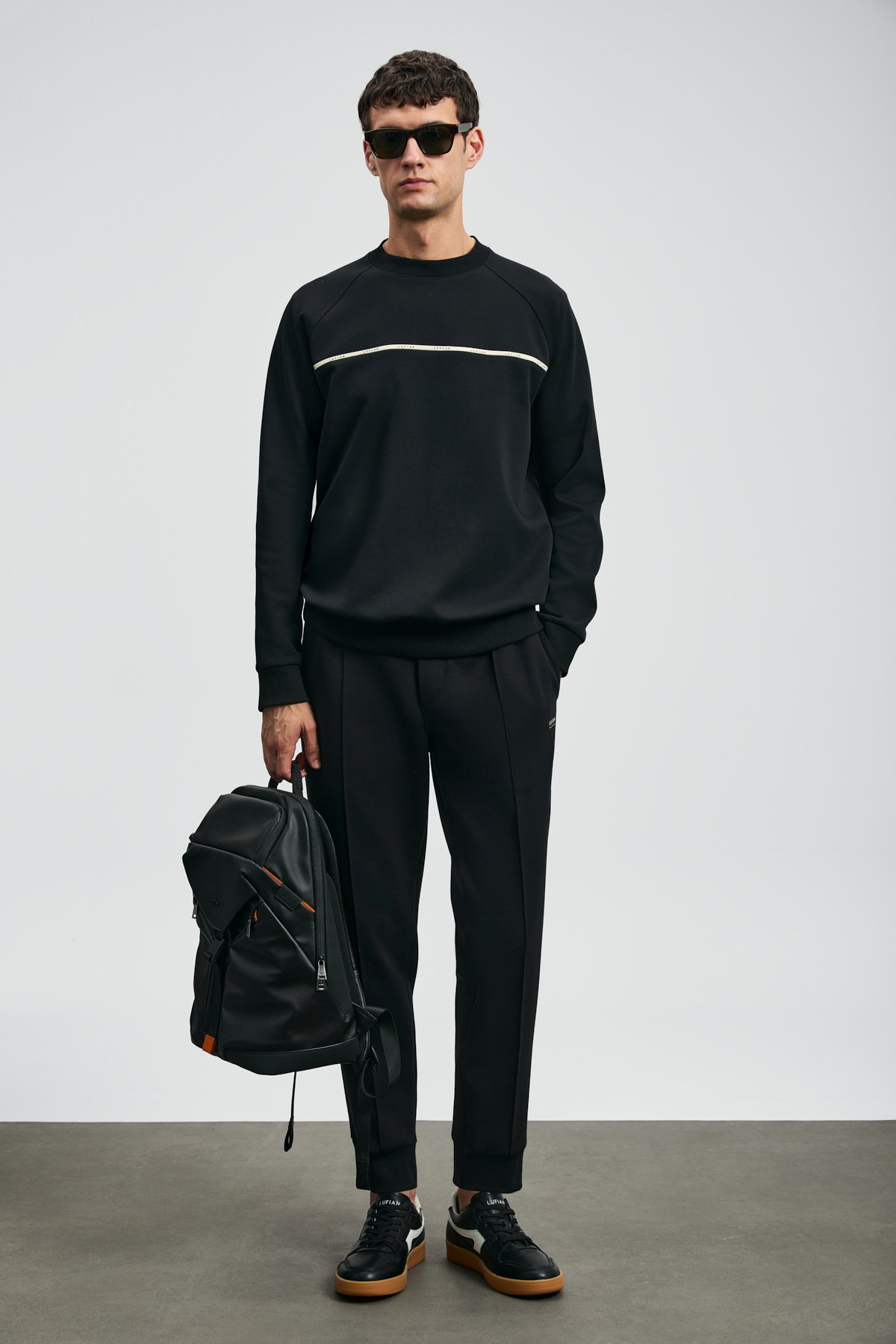 Tyson Erkek Eşofman Altı Siyah - Lufian