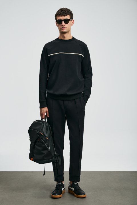 Tyson Erkek Eşofman Altı Siyah - Lufian