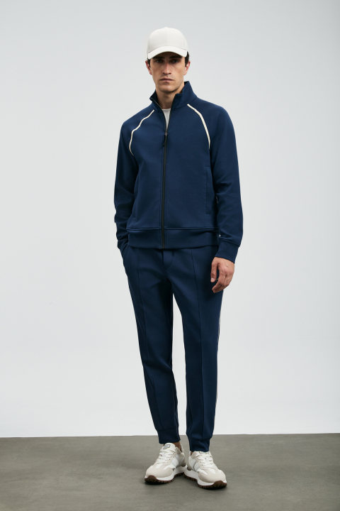 Tyson Men's Sweatpants Navy Blue - Lufian (1)