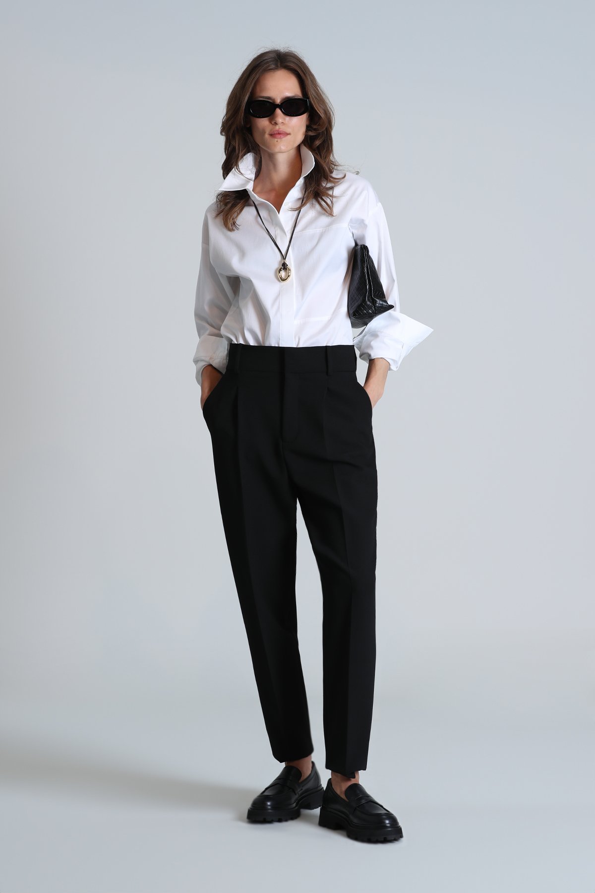 Vadu Kadın Pantolon Siyah - Lufian