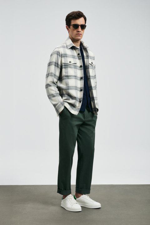 Danıel Men Basic Shirt Regular Fıt Grey - Lufian (1)