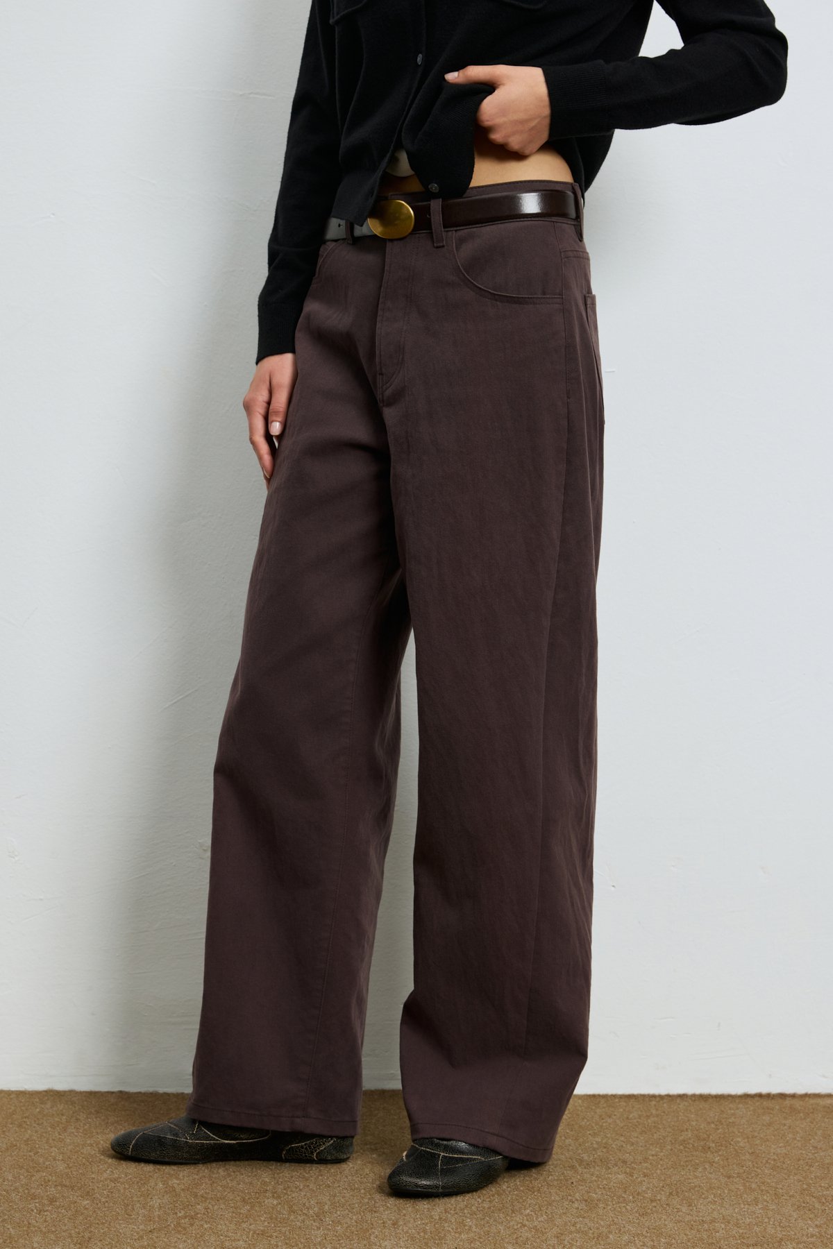 Vera Kadın Denim Modern Fit Kahverengi - LUFIAN