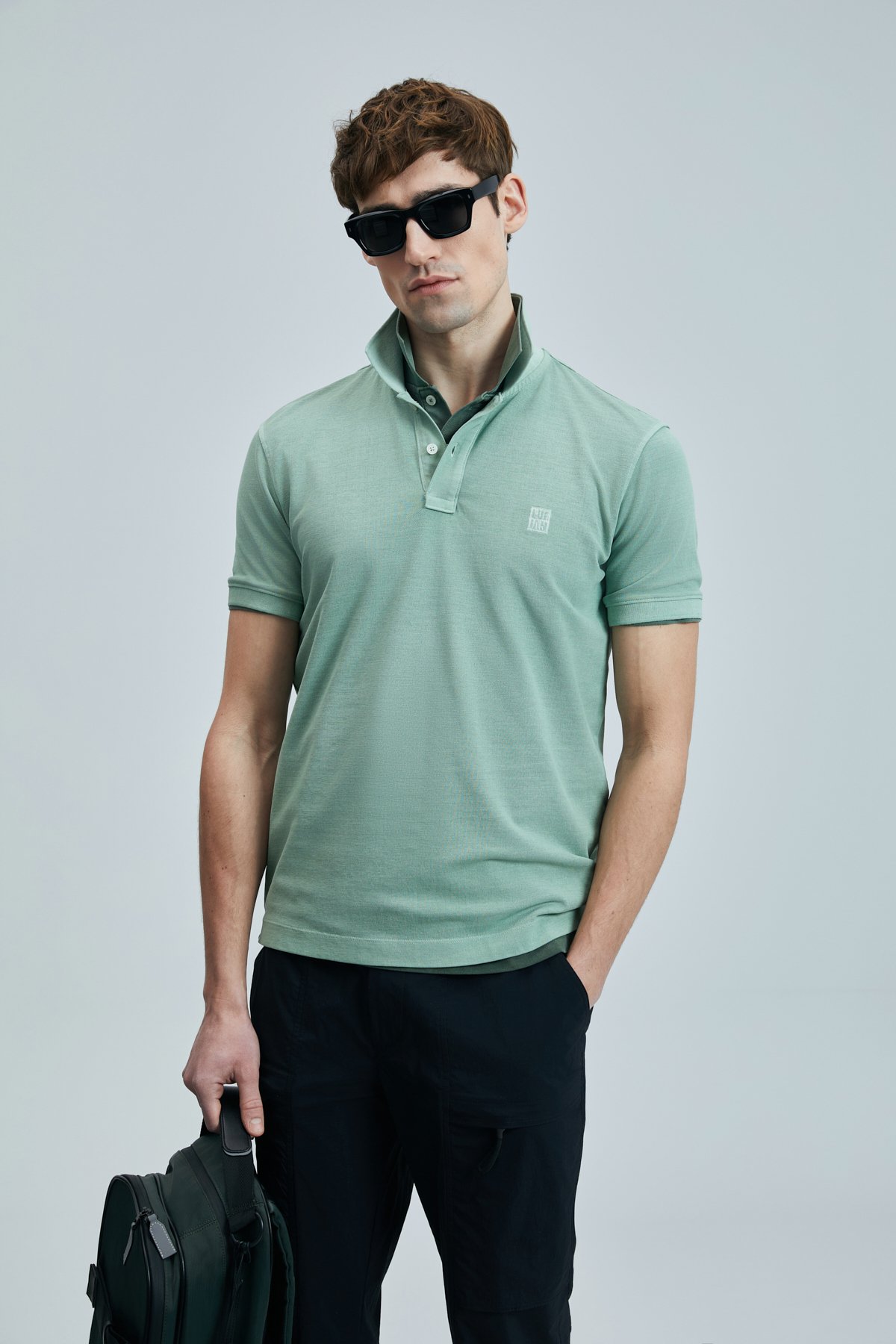 Vernon Smart Erkek Polo Tişört Açık Yeşil - Lufian (1)