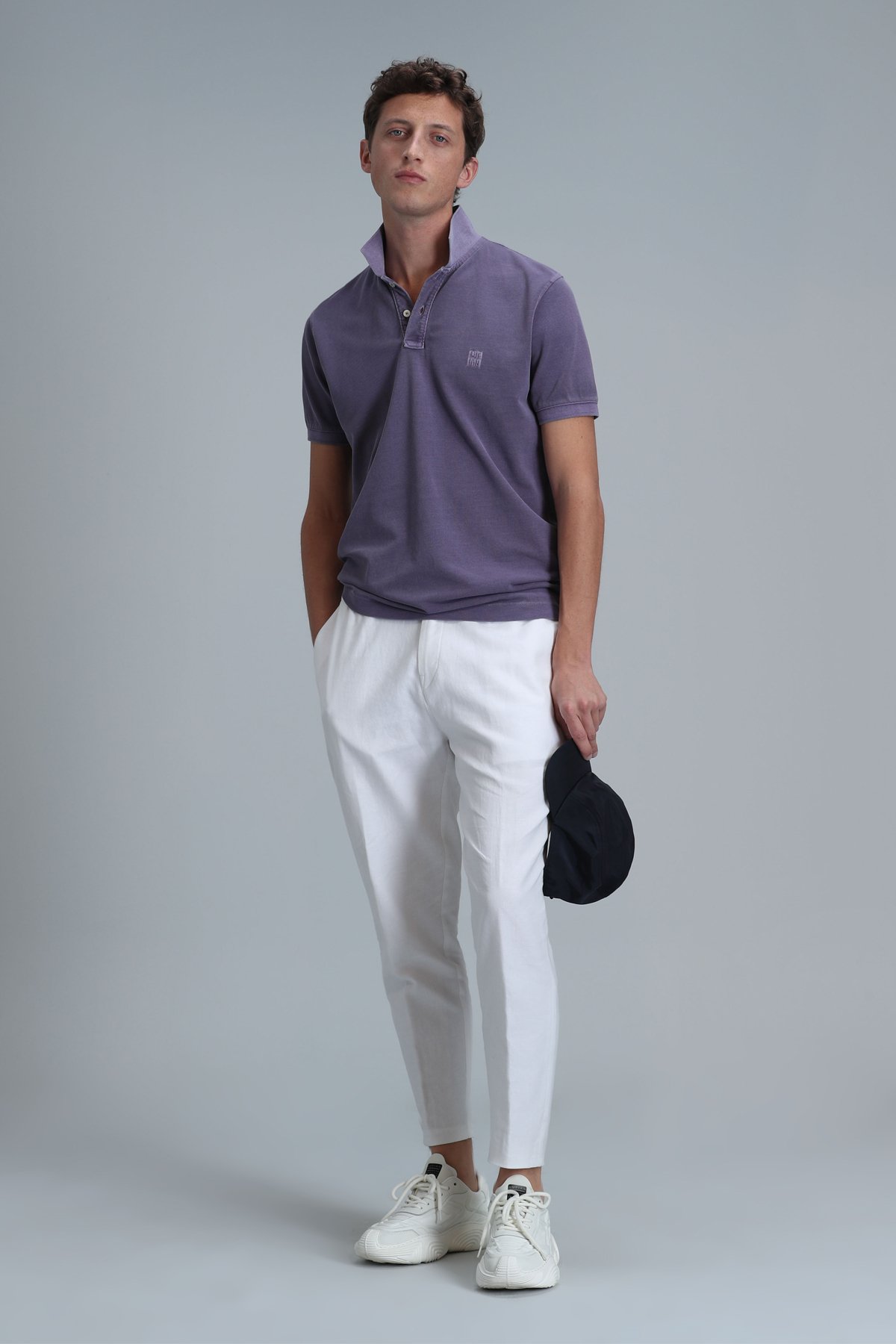 Vernon Smart Erkek Polo Tişört Mor - Lufian (1)