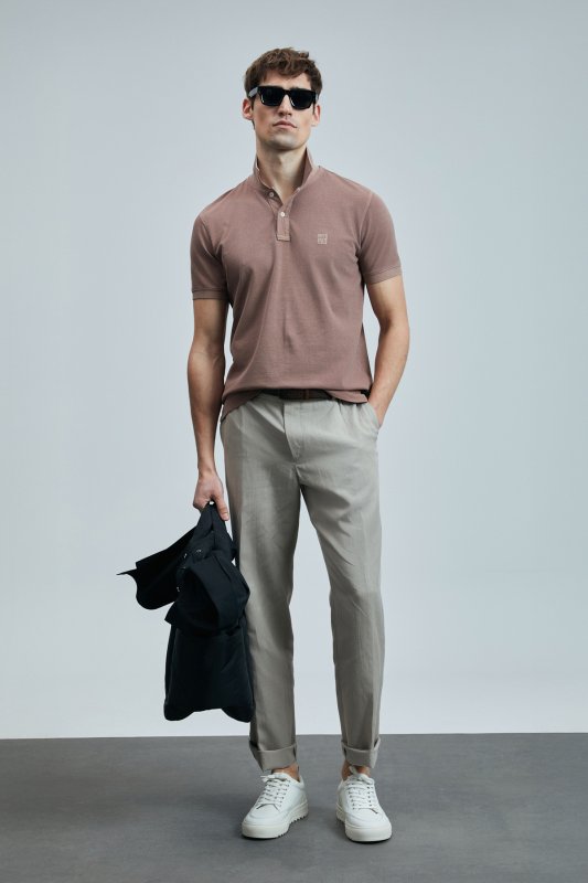 Vernon Smart Erkek Polo Tişört Tarçın