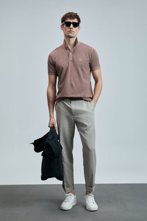 Vernon Smart Erkek Polo Tişört Tarçın - Lufian