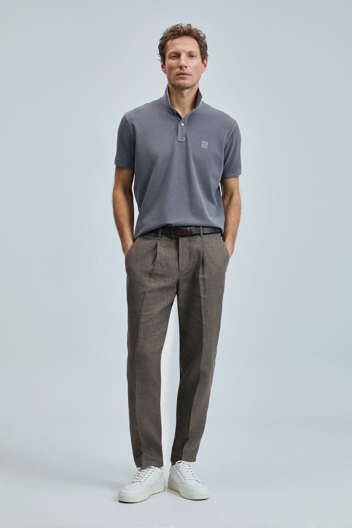 Vernon Smart Erkek Polo Tişört Toprak - Lufian