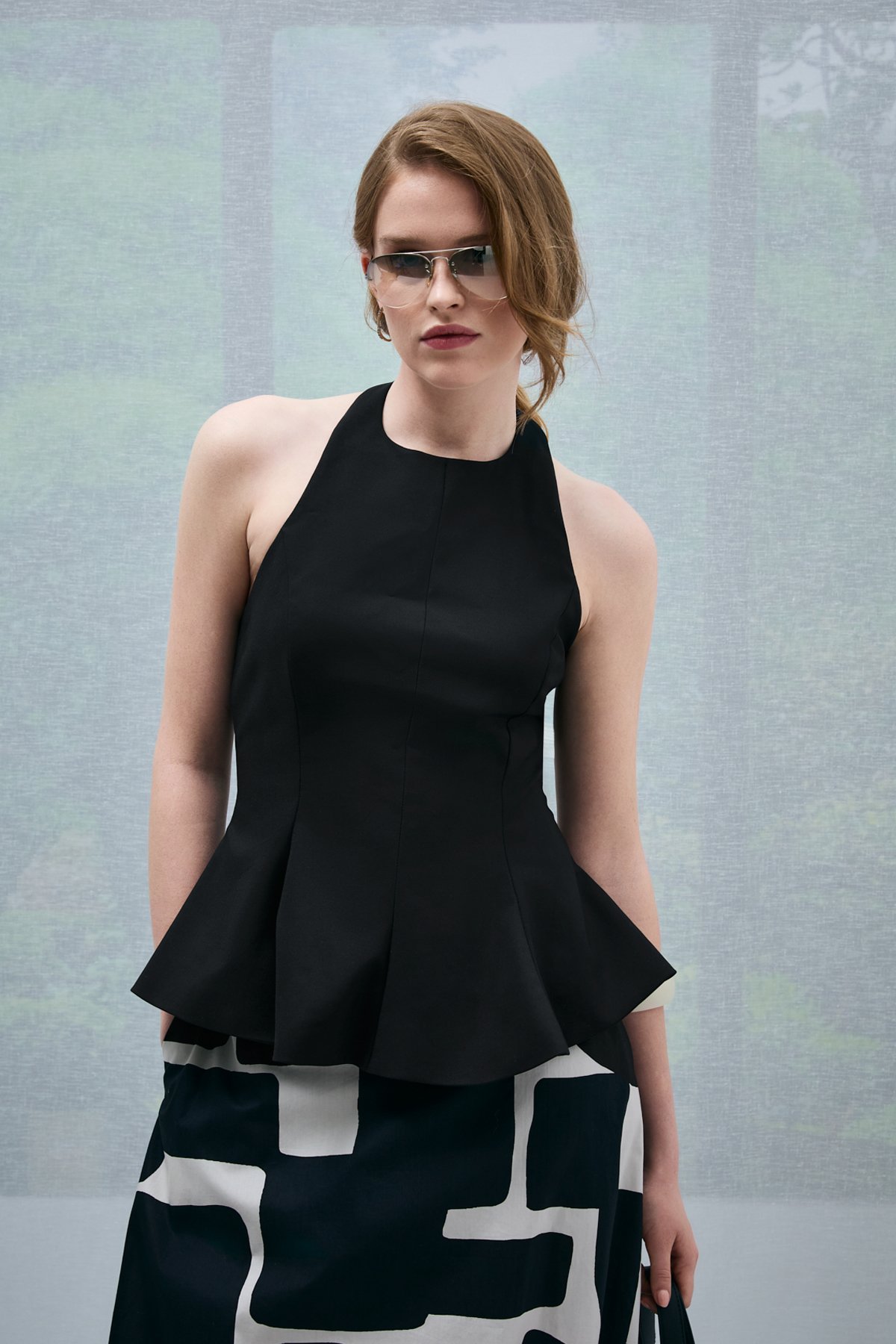 Vıctorıa Kadın Bluz Siyah - Lufian