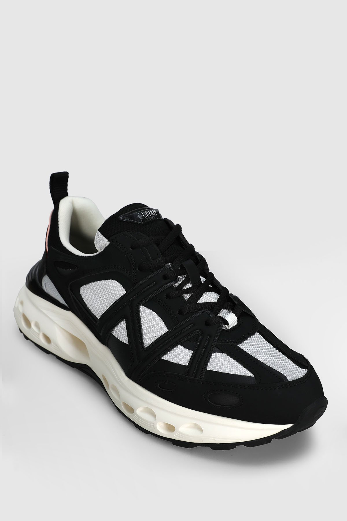 Vlad Erkek Deri Sneaker Ayakkabı Siyah - Lufian (1)