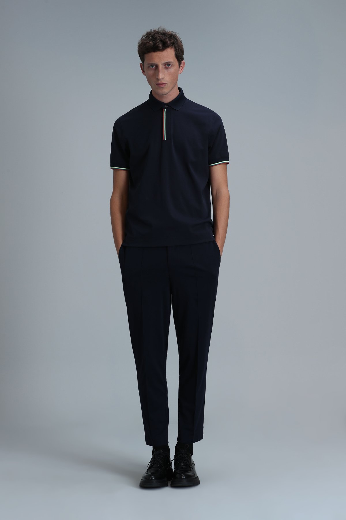 Warm Smart Erkek Polo Tişört Lacivert - Lufian (1)