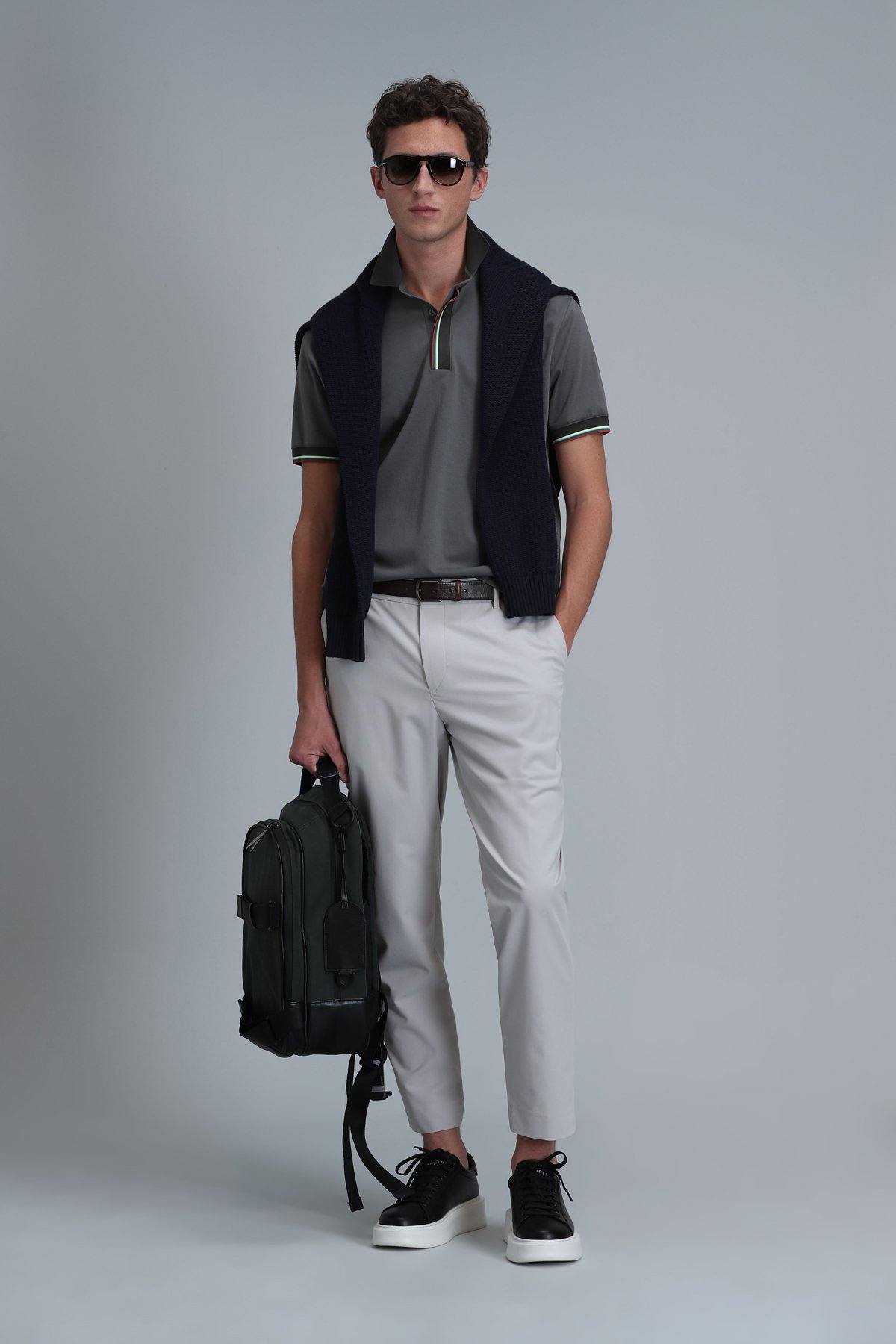 Warm Smart Erkek Polo Tişört Yeşil - Lufian (1)