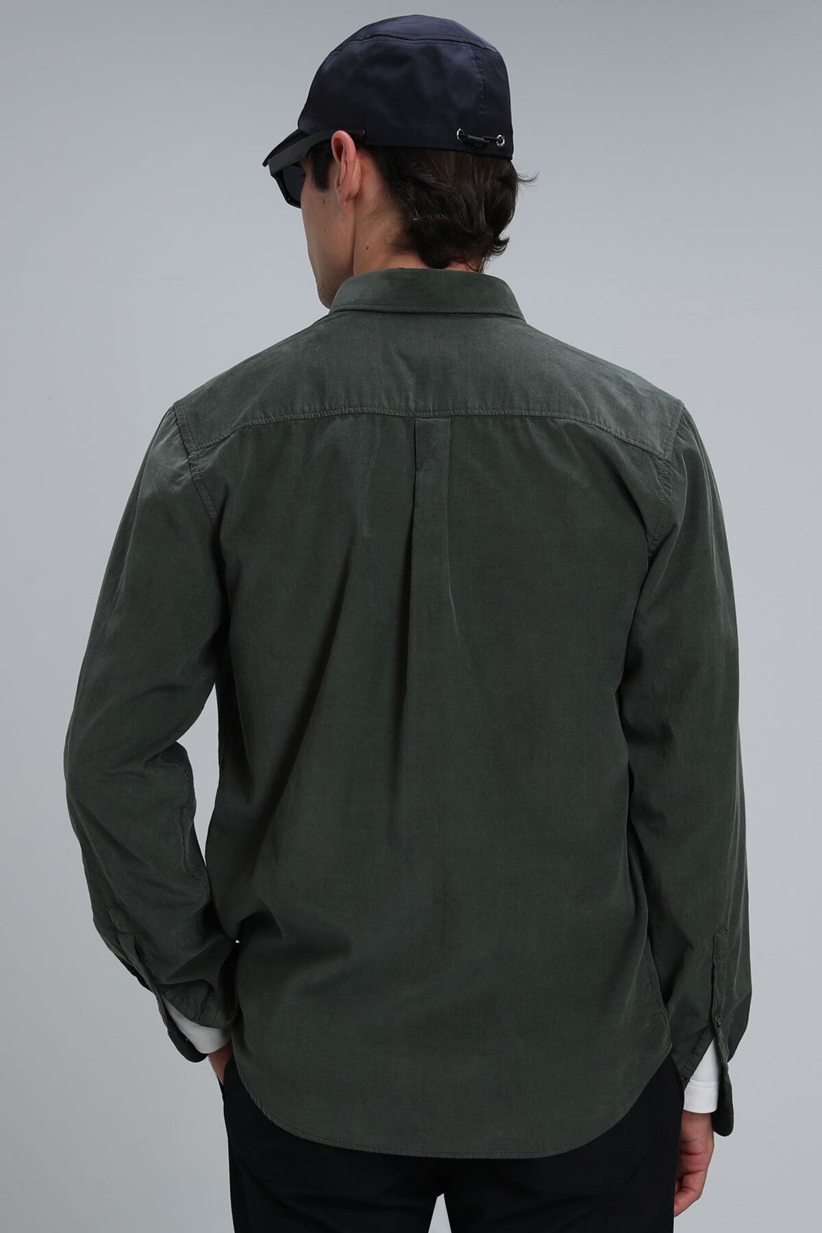 Watt Erkek Basic Gömlek Comfort Fit Yeşil